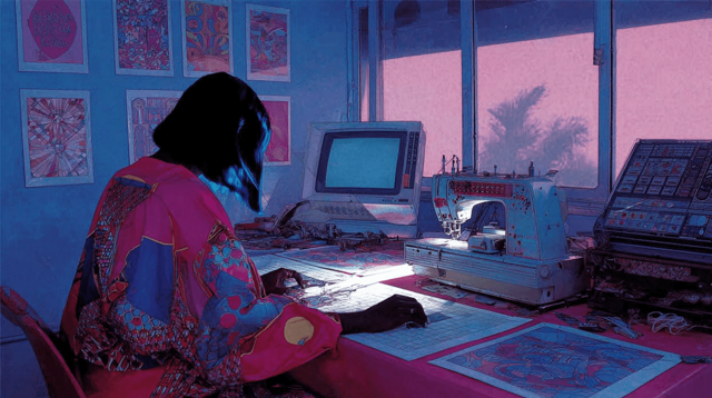 Emblema de nodo de maquina cooperativo para produccion en cadena DIGITALAX | Agentes | Moda Web3 CC0 | DIGITALAX